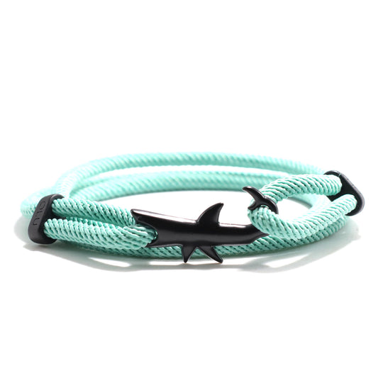 ALIITA ブレスレット TIBURON ZAFIRO AZUL SHARK CORD BRACELET ESTRELLA ENAMEL ZAFIRO AZUL CORD BRACELET – ALIITA